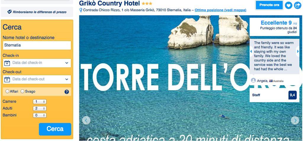 Griko Country Hotel Lecce Kültér fotó