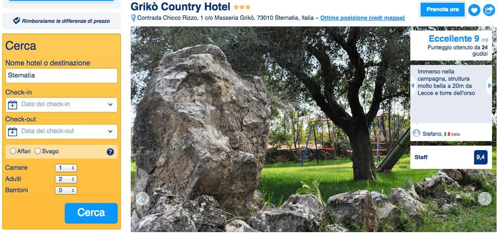 Griko Country Hotel Lecce Kültér fotó